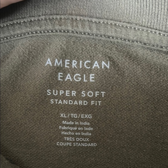 American Eagle Outfitters Green Polo Shirt Classic Knit Casual - Picture 2 of 4
